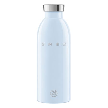 Smeg Clima Bottle Pastel Mavi Paslanmaz Çelik Termos Termos 500 ML