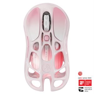 Gravastar Mercury M1 Pro RGB 26.000 DPI Optik Gaming Mouse, Kablosuz, Sakura Pink