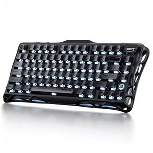 GravaStar Mercury K1 RGB Kablosuz Mekanik Gaming Klavye, İngilizce Q, Stealth Black