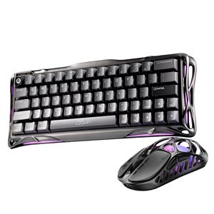 GravaStar Mercury V60 Pro Kablolu Manyetik Gaming Klavye ve XPro Kablosuz Mouse Seti, GunMetal