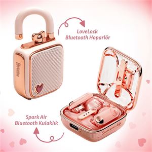 Divoom LoveLock Kayıt Özellikli Bluetooth Hoparlör ve Spark Air TWS Kulaklık Hediye Seti