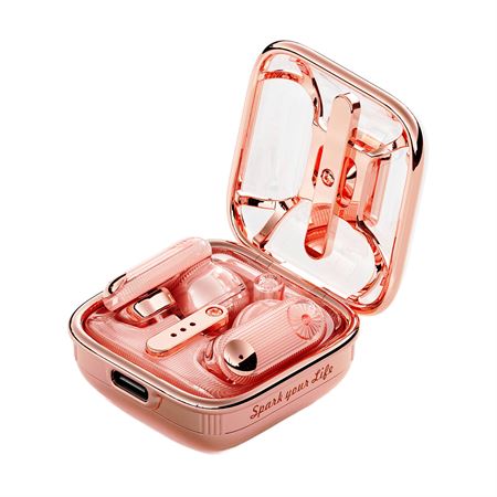 Divoom Spark Air TWS Bluetooth Kulakiçi Kulaklık, Pembe