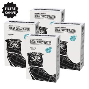 Noir Pit Coffee Co.Decaf Swiss Water Filtre Kahve 4x250 g