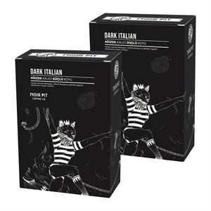 Noir Pit Coffee Co. Dark Italian Çekirdek Kahve, 2x250 g