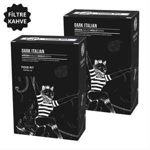 Noir Pit Coffee Co.Dark Italian Filtre Kahve 2x250 g