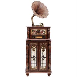Fennessy F1877-10 Vintage 100W Hifi Gramofon Pikap Plakçalar, Bluetooth, CD, Radio, USB Çalar