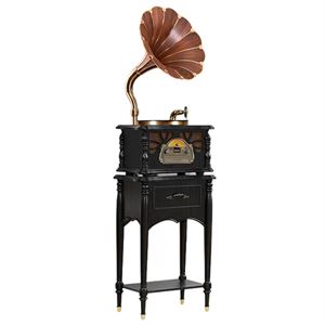 Fennessy F1877-25X Vintage 100W Hifi Gramofon Pikap Plakçalar, Bluetooth, CD, Radio, USB Çalar