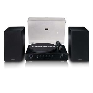 Lenco LS-700BK Siyah Dahili Hoparlörlü Hifi Bluetooth Özellikli ve Ortofon 2M Red Pikap-Siyah