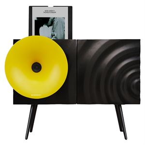 Fennessy Kresling i7s Sarı Bluetooth Hoparlörlü 100W Hi-Fi Pikap, Plakçalar