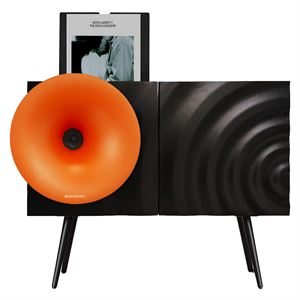 Fennessy Kresling i7s Turuncu Bluetooth Hoparlörlü 100W Hi-Fi Pikap, Plakçalar