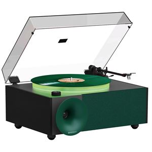Fennessy i5s Bluetooth Hoparlörlü 45W Hi-Fi Işıklı Retro Pikap Plakçalar Turntable, Yeşil